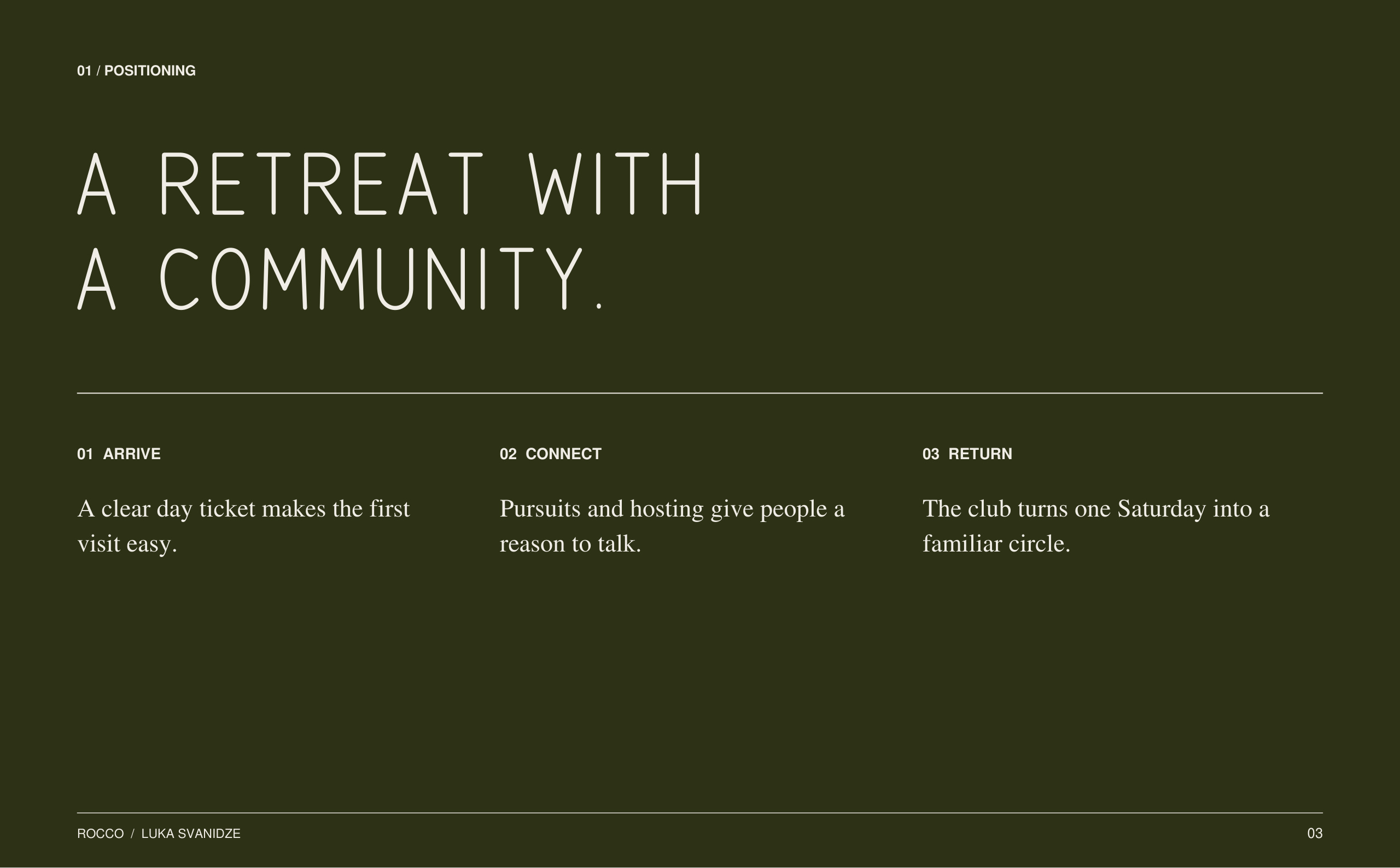 ROCCO — A retreat with a community, page 3 of 18